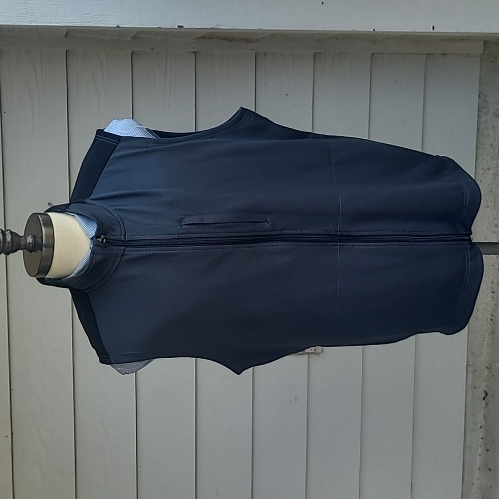 RHONE Black Grey Training‎ Blend Sz XXL Mens Full Zip Athleisure Athletic Vest